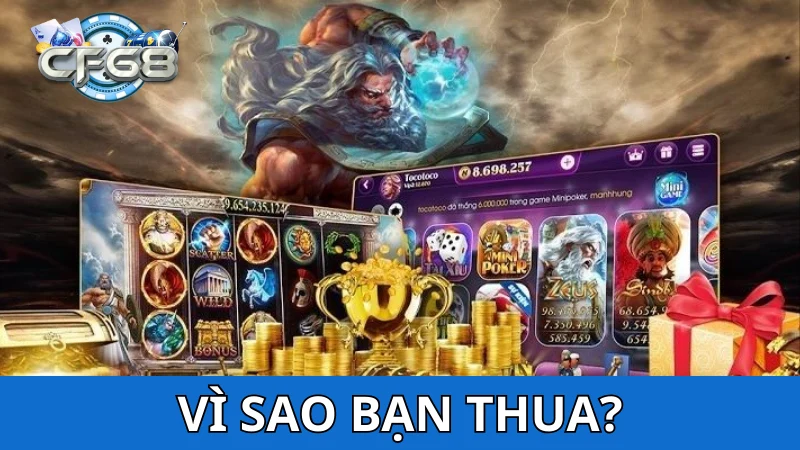 Những lỗi thường gặp khi chơi game Nổ hũ Thần Sấm